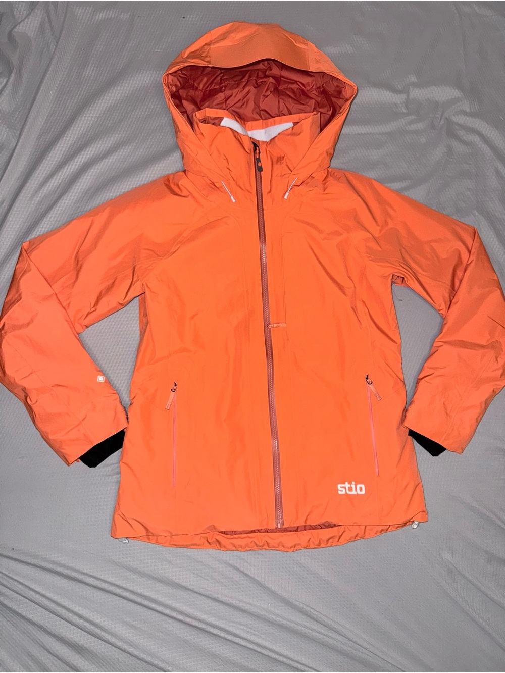 Stio Doublecharge Insulated Neon Bloom Hooded Jacket Coat - Sz Small, NWOT - Picture 8 of 15